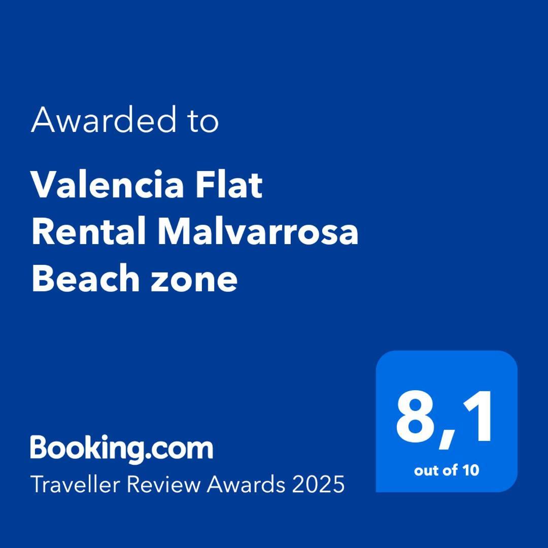 Valencia Flat Rental Malvarrosa Beach Zone Екстер'єр фото
